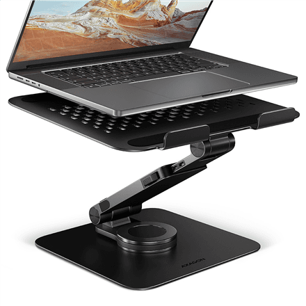 AXAGON STND-LRB stand with 360° rotation for laptops and tablets · Adjustable Height, Angle · 10-17.3 " – nuotrauka 1