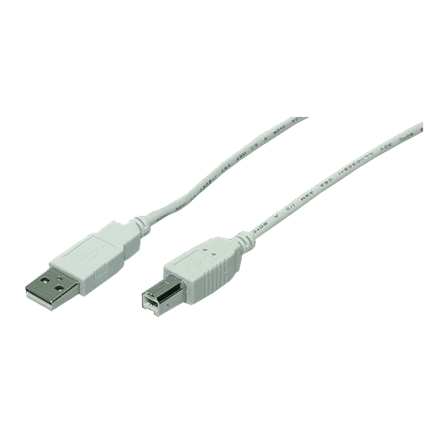 Logilink | USB 2.0 A to USB 2.0 B Cable | USB A male | USB B male – nuotrauka 1