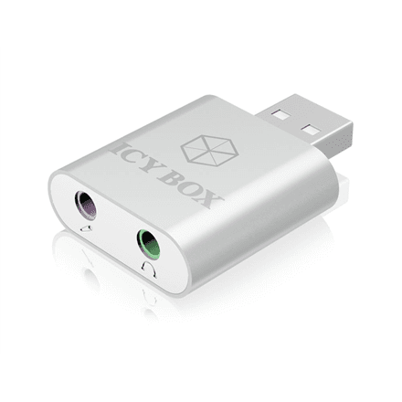 Raidsonic | ICY BOX IB-AC527 | USB to microphone and headphone adapter – image 1