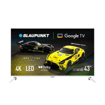 Blaupunkt | 4K TV | 43UBG6010S | 43 | Smart TV | Google TV | UHD | White – nuotrauka 1