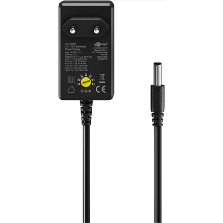 Goobay Universal Power Supply 3 V - 12 V, Max. 18 W – nuotrauka 1