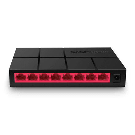 Mercusys | Switch | MS108G | Unmanaged | Desktop | Power supply type External – nuotrauka 1