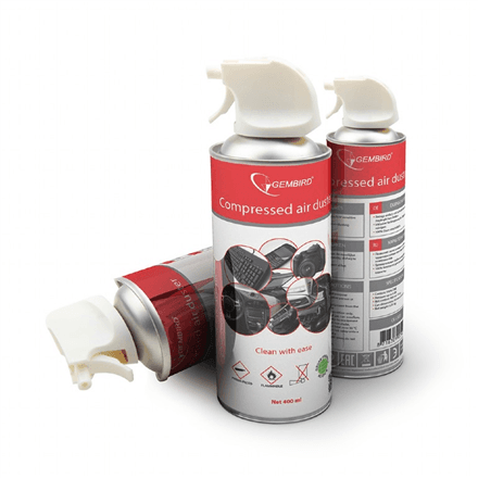 Gembird | Compressed air duster (flammable) | Air Duster | 400 ml – image 1