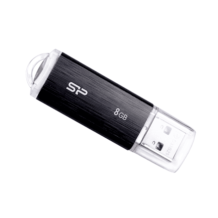 Silicon Power | Ultima U02 | 8 GB | USB Type-A | Black – nuotrauka 1