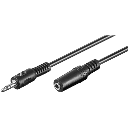 Goobay | Headphone and audio AUX extension cable; 3-pin 3.5 mm | 50090 | 5 m – nuotrauka 1