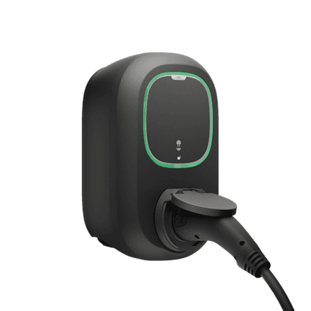 Wallbox Socket | Pulsar Pro | 22 kW | Wi-Fi, 4G, Ethernet, Bluetooth | Black – nuotrauka 1