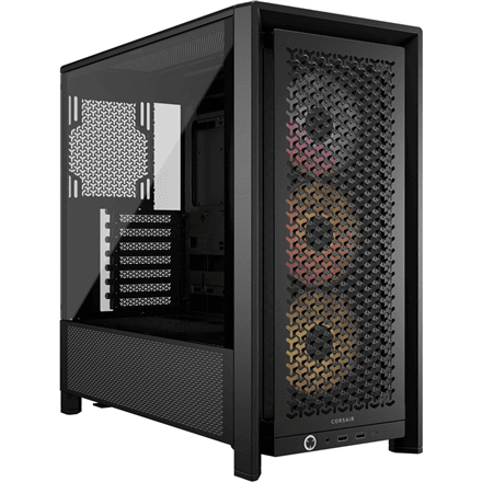 Corsair PC Case | Frame 4000D RS ARGB Modular | Black | Mid-Tower – nuotrauka 1