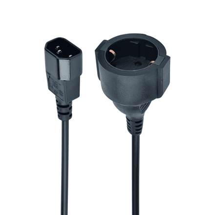Cablexpert | Power adapter cord | PC-SFC14M-01 | 0.15 m – image 1