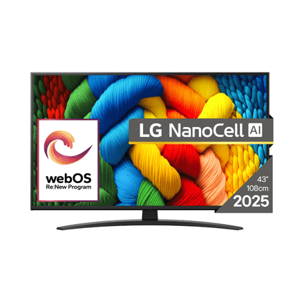 LG 43NANO81A3A | 43 | Smart TV | webOS 25 | UHD – nuotrauka 1