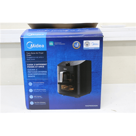 SALE OUT. Midea MAD1100DADK Air fryer digital,Two-zone cavity, 6.4L + 4.4L · SALE OUT. Midea Two Zone Airfryer · MAD1100DADK – image 1