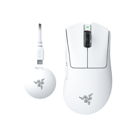 Razer DeathAdder V4 Pro Gaming mouse, White | Razer – nuotrauka 1