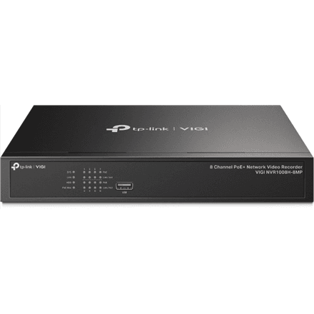 TP-LINK | PoE+ Network Video Recorder | VIGI NVR1008H-8MP | 1 | 8-Channel – image 1