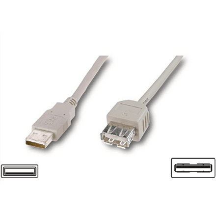 Logilink | USB 2.0 extensio cable, | USB-A to USB-A USB A female | USB A male – image 1