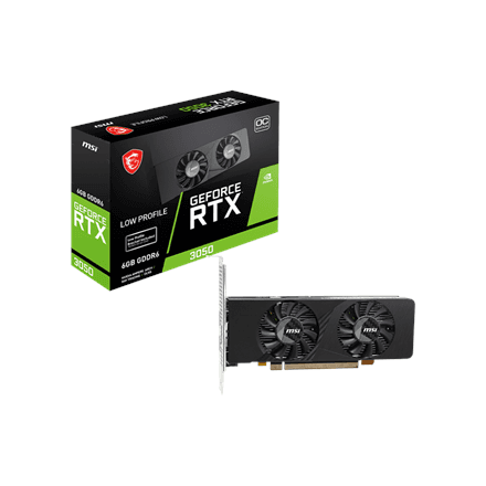 MSI GeForce RTX 3050 LP E 6G OC · NVIDIA · 6 GB – image 1