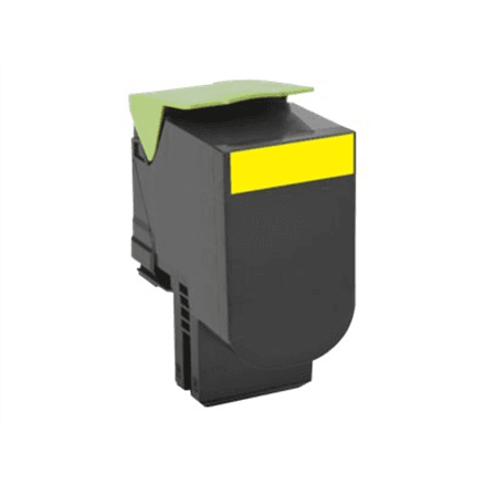 Lexmark 80C2HYE | 802HYE Yellow High Yield Corporate Cartridge (3k) | Cartridge | Yellow – image 1