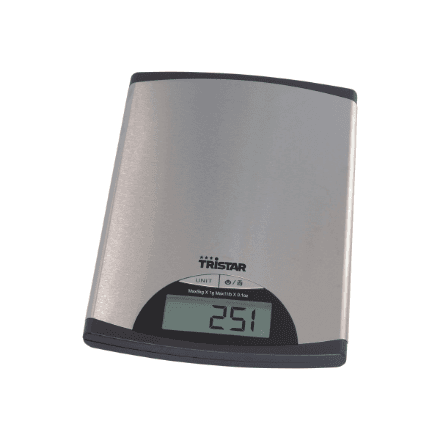 Tristar | Kitchen scale | KW-2435 | Maximum weight (capacity) 5 kg | Metallic – nuotrauka 1