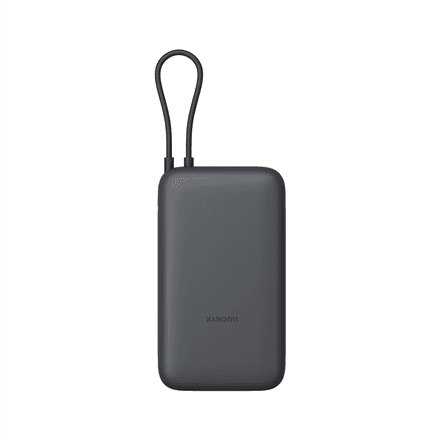 Xiaomi Power Bank 20000mAh (Integrated Cable) | 20000 mAh | Dark Gray – nuotrauka 1
