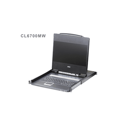 Aten | Single Rail LCD Console – nuotrauka 1