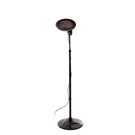 SUNRED | Heater | SMQ2000A, Elekra Quartz Standing | Infrared | 2000 W | Black | IP34 – nuotrauka 1