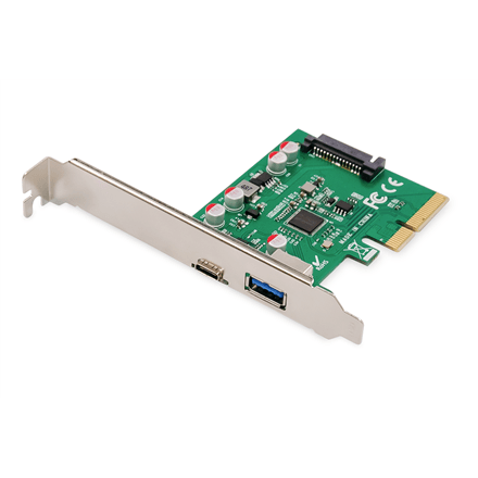 Digitus | PCIe card, USB-C 3.1 Gen 2, 10Gpbs, USB-A 3.1 | DS-30225 – image 1