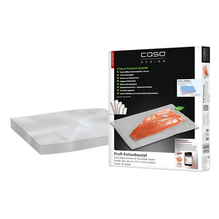 Caso | Foil bags | 01218 | 25 units | Dimensions (W x L) 40 x 60 cm | Ribbed – nuotrauka 1