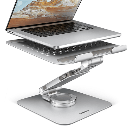 AXAGON Desk Mount STND-LR stand with 360° rotation for laptops and tablets – image 1