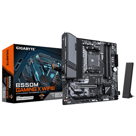 Gigabyte B550M GAMING X WIFI6 · Processor family AMD · Processor socket AM4 – image 1