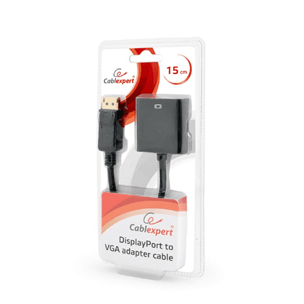 Cablexpert DisplayPort to VGA adapter cable, Black | Cablexpert – nuotrauka 1