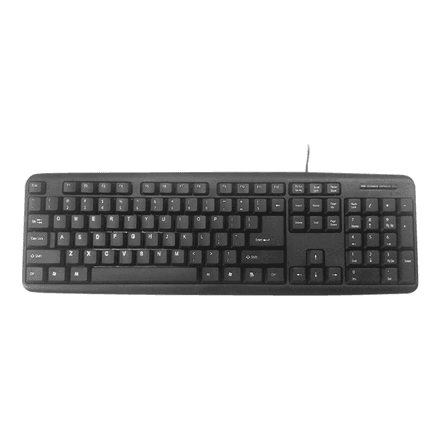 Gembird | KB-U-103-RU | Standard | Wired | EN/RU | Black – image 1