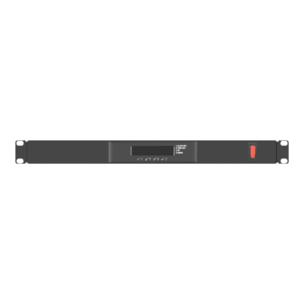 Lanberg 19" fan unit/ventilation panel with LCD 4 fans + thermostat 230V · AK-1503-B · Black – nuotrauka 1
