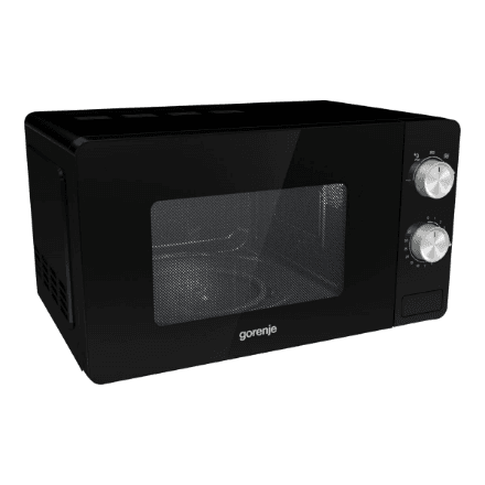 Gorenje | Microwave oven | MO20E1B | Free standing | 20 L | 800 W | Black – image 1