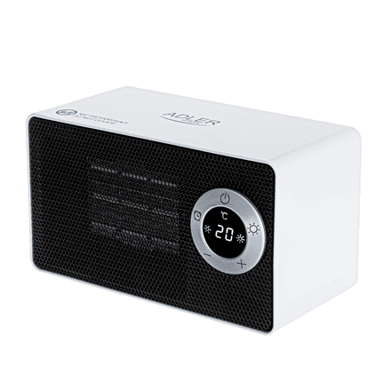 Adler | AD 7746 | Ceramic fan heater | 1000 W | Number of power levels 2 | White – image 1