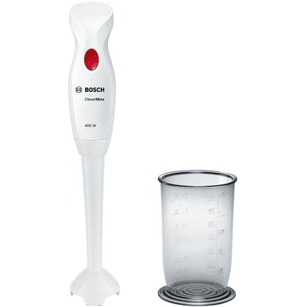Bosch | Blender | CleverMixx MSM14100 | Hand Blender | 400 W | Number of speeds 1 | White – nuotrauka 1