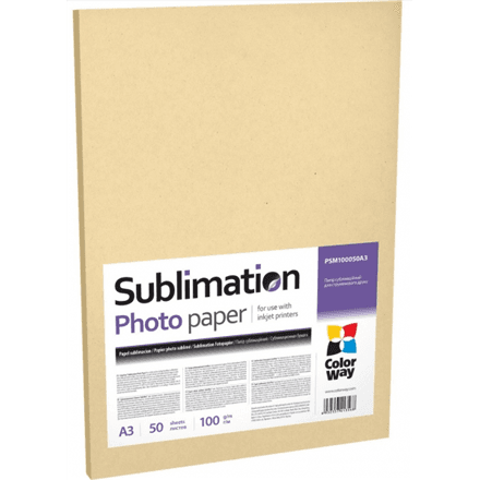 PSM100050A3 | 100 g/m² | A3 | A3 | Photo Paper sublimation 50 pcs. – image 1