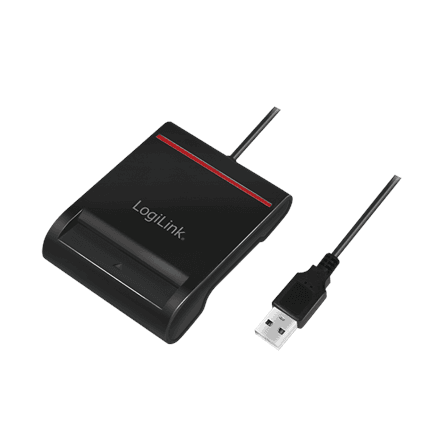 Logilink | USB 2.0 card reader, for smart ID | CR0047 | Card Reader – image 1