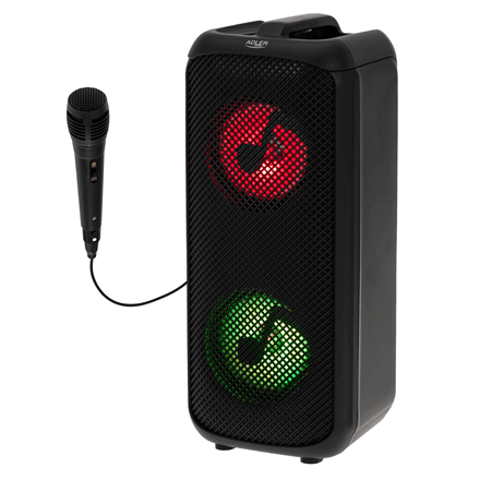 Adler | Speaker with radio | AD 1903 | Black | Portable | Wireless connection – image 1