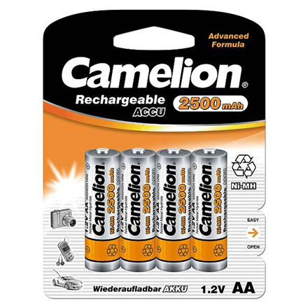 Camelion | AA/HR6 | 2500 mAh | Rechargeable Batteries Ni-MH | 4 pc(s) – nuotrauka 1