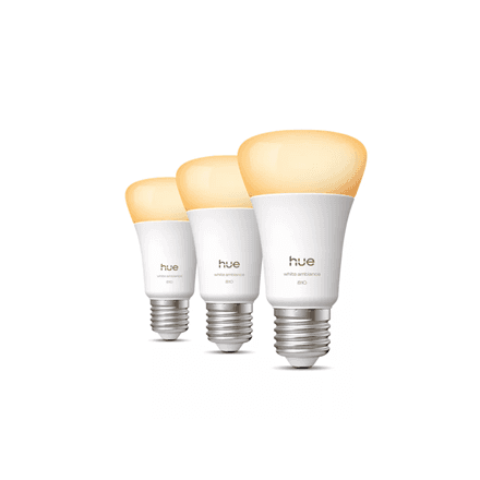 Philips Hue WA 810 A60 3P EU | E27 | 6 W | Warm to cool white light | Bluetooth, Zigbee – image 1