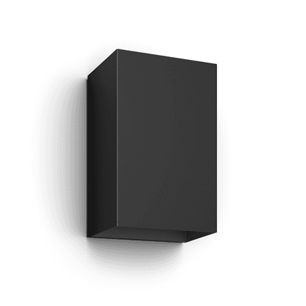Philips Hue WCA Resonate Outdoor Wall Lantern, Black · 8 W · 2000-6500 Hue White Colour Ambiance – nuotrauka 1