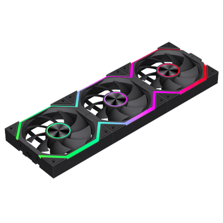 Gamemax FN12A-N2 WL | Case fan | Black – nuotrauka 1