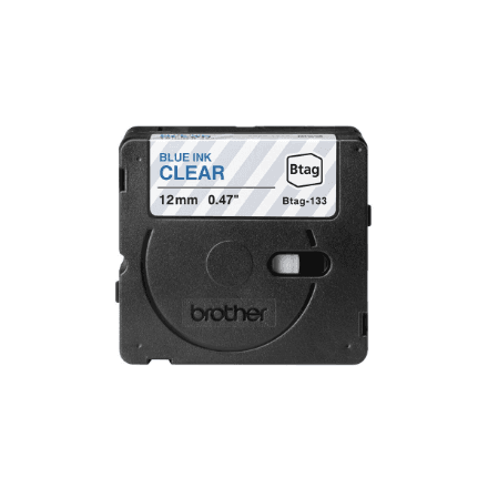 Brother BTAG-133 | Blue on Clear | Btag – image 1