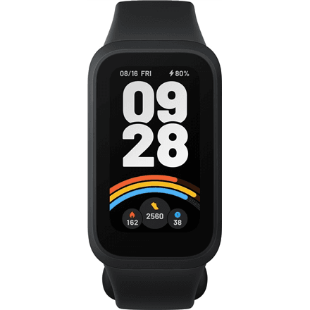 Xiaomi Smart Band 9 Active | TFT | Heart rate monitor | Bluetooth | Black – nuotrauka 1