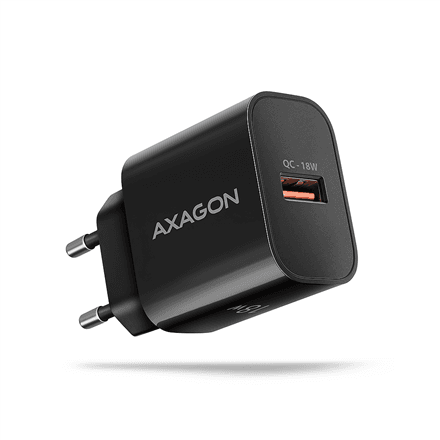 AXAGON Wallcharger 1x port USB-A, QC3.0/AFC/FCP/Apple, 18W | ACU-QC18 – image 1
