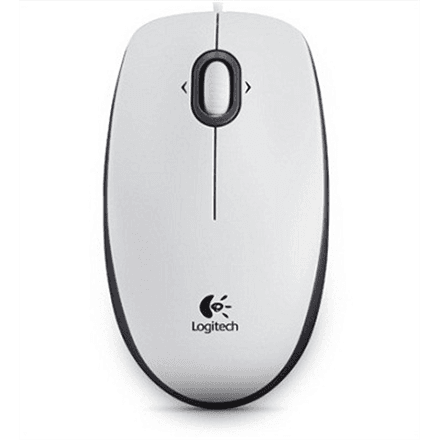 Logitech | B100 | Portable Optical Mouse | White – image 1