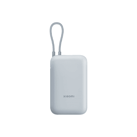 Xiaomi Power Bank (Integrated Cable) | 10000 mAh | USB-A/USB-C/USB-C cable | Ice Blue – nuotrauka 1