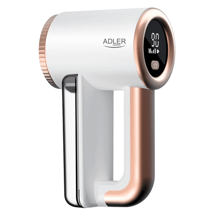 Adler | Lint remover | AD 9617 | Rechargeable battery | 5 W | White/Gold – nuotrauka 1