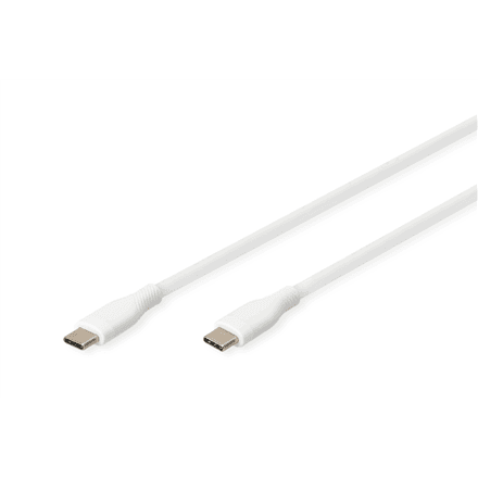 Digitus | Silicone Connection Cable | AK-300341-010-W | USB-C to USB-C – nuotrauka 1