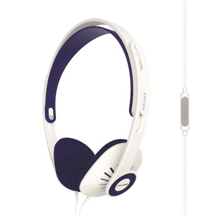 Koss | Headphones | KPH30iW | Wired | On-Ear | Microphone | White – nuotrauka 1