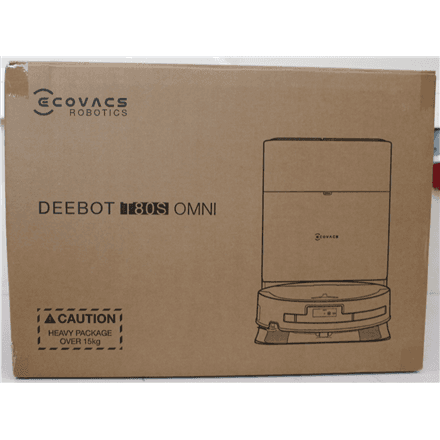 SALE OUT. Ecovacs DEEBOT T80S OMNI BLACK Vacuum cleaner, Robot, Wet&Dry, 24800Pa, TruEdge 3.0, AIVI 3D 3.0, 6400 mAh, Black + Auto-empty sta · Ecovacs Robotic Vacuum Cleaner · DEEBOT T80S OMNI BLACK – nuotrauka 1