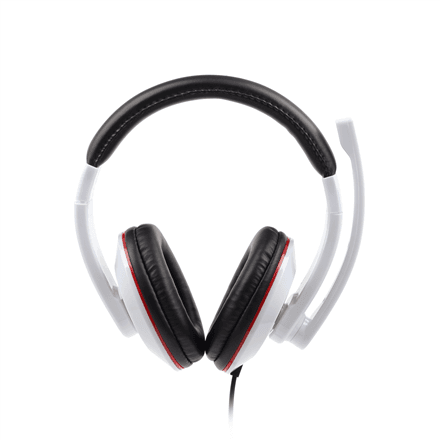 Gembird | MHS-001-GW | Stereo headset | Built-in microphone | 3.5 mm | Glossy white – image 1